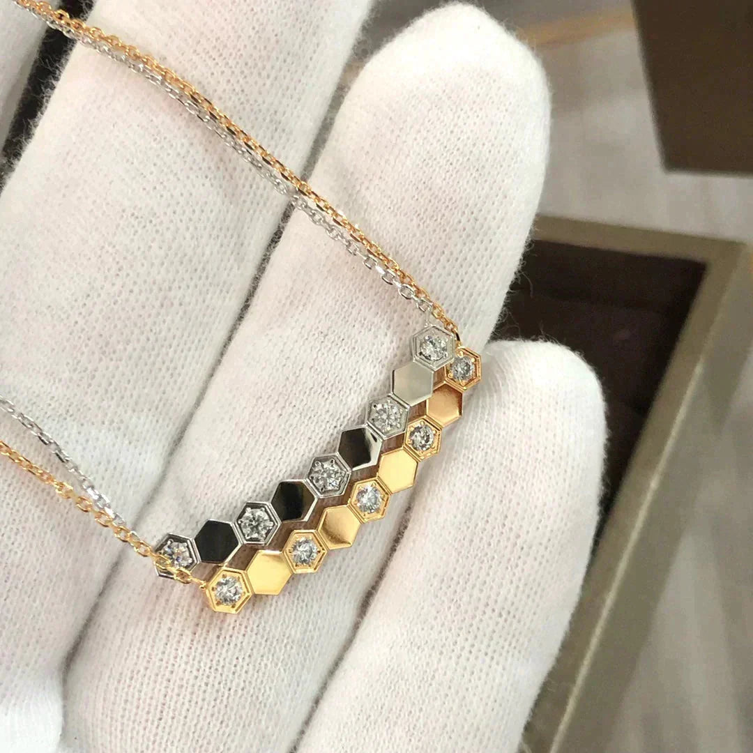 ??MIRA?¡¥BEE LOVE NECKLACE DIAMOND