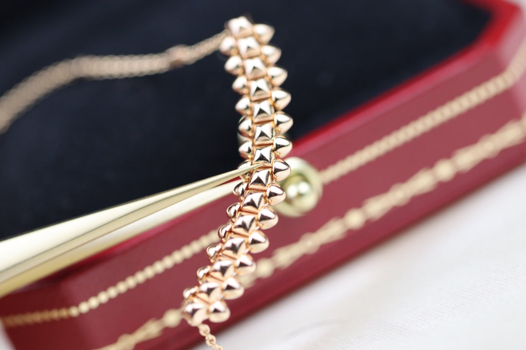 ??MIRA?¡¥CLASH PINK GOLD NECKLACE