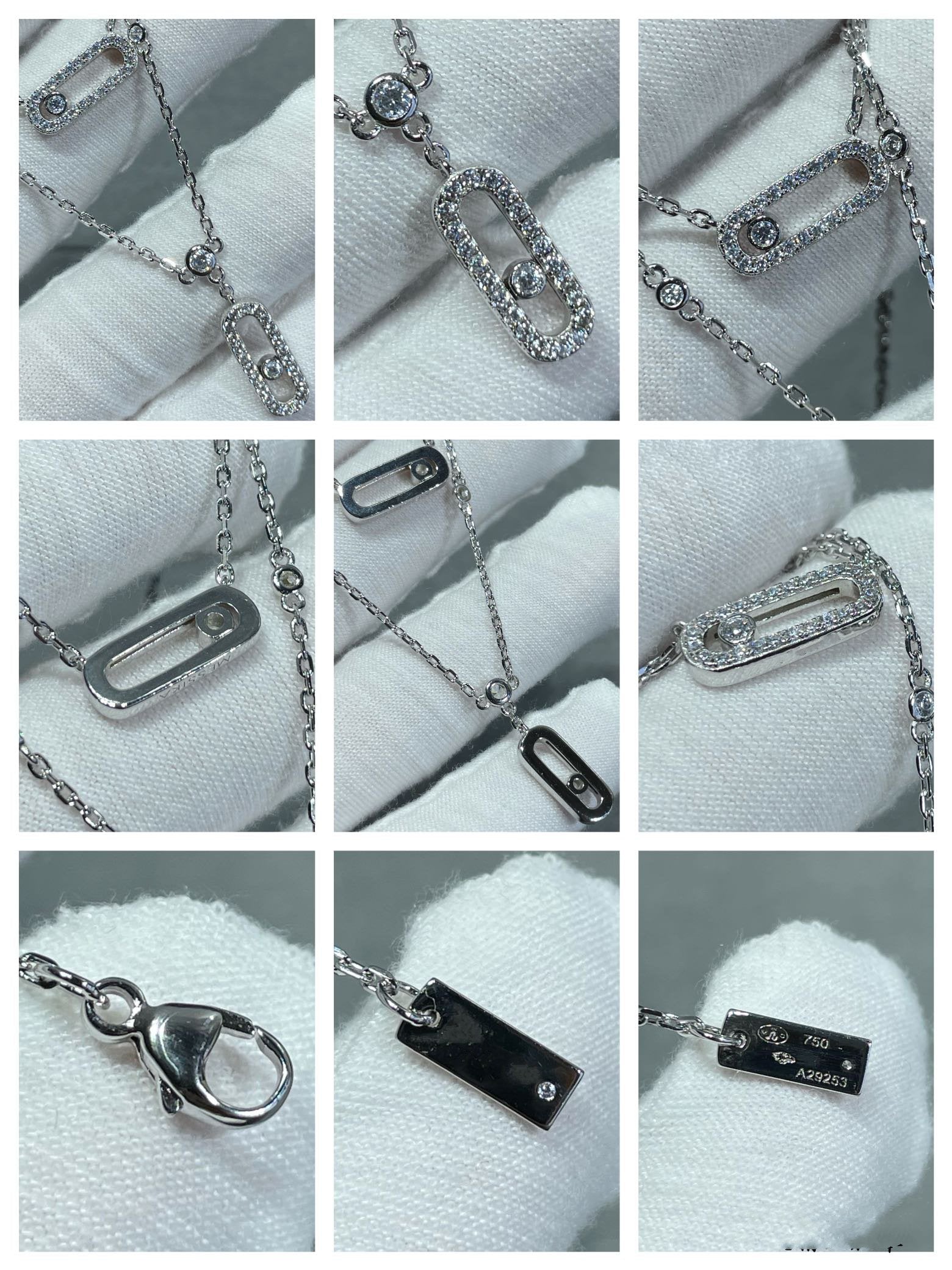 [MIRA] MOVE 2 ROW DIAMOND NECKLACE