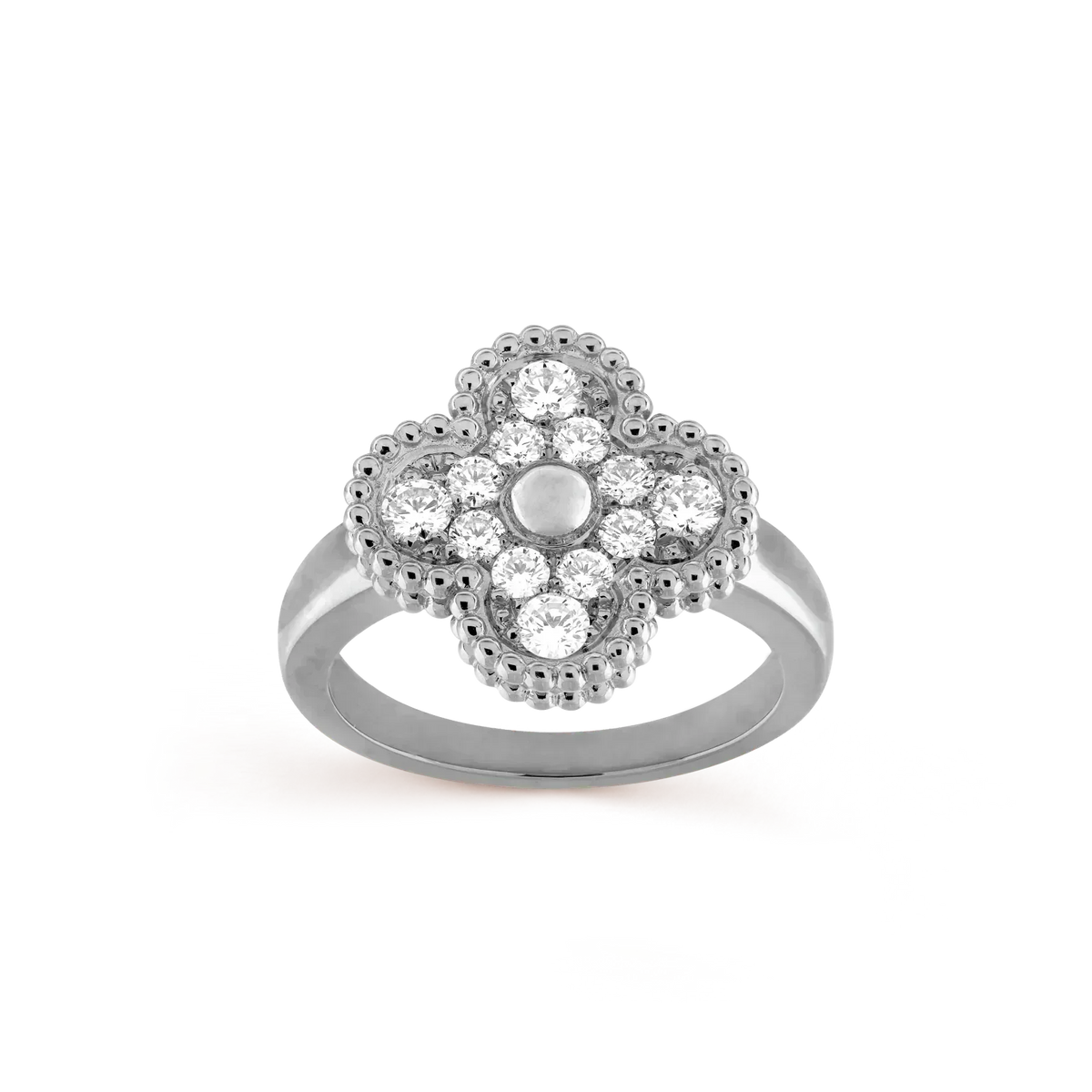 ??MIRA?¡¥CLOVER DIAMOND RING