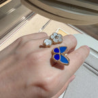 [MIRA] 2026 NEW MODEL SPRING LUCKY 3 MOTIF GOLD RING