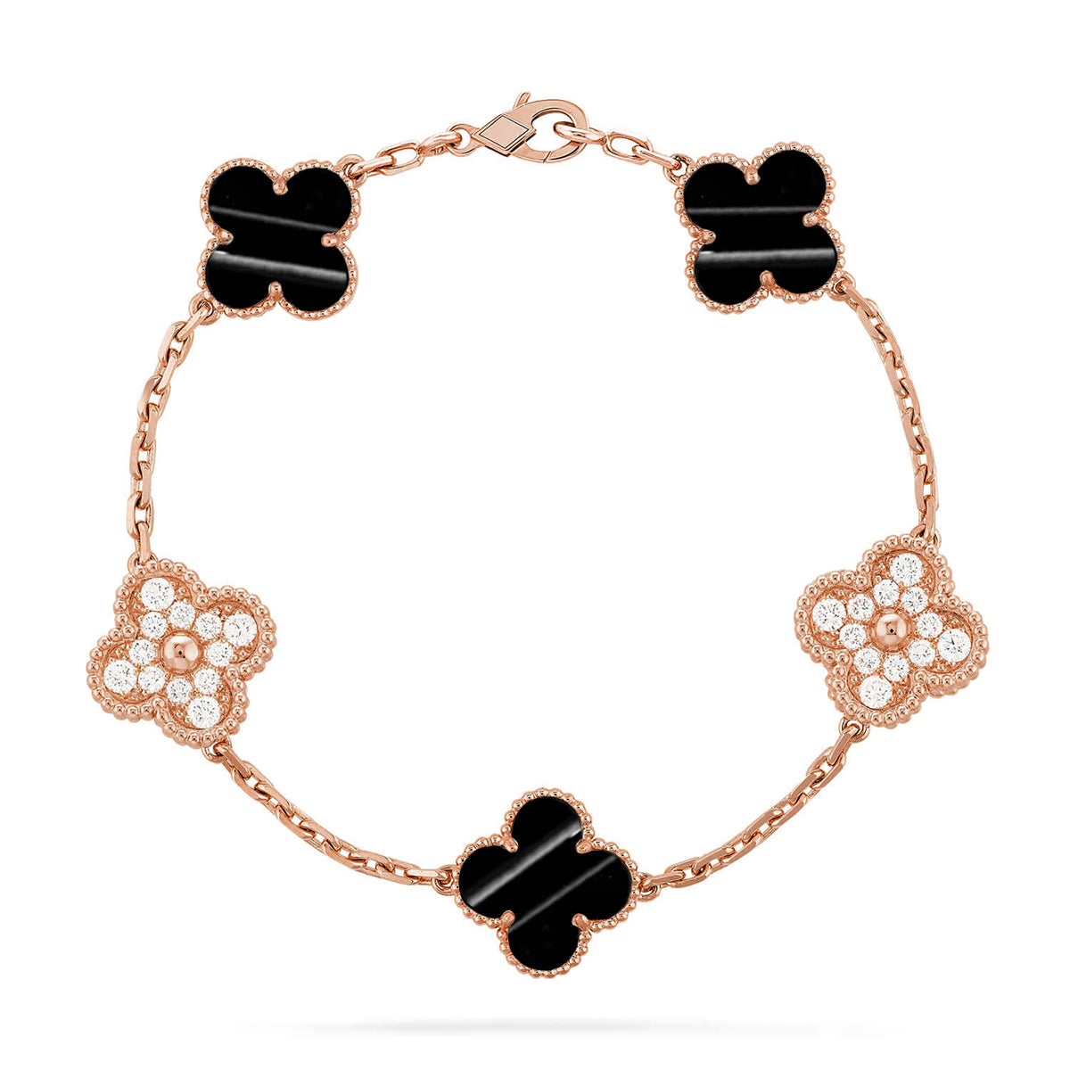 [MIRA]New  CLOVER 5 MOTIF PULSAR STONE BRACELET COLLECTION