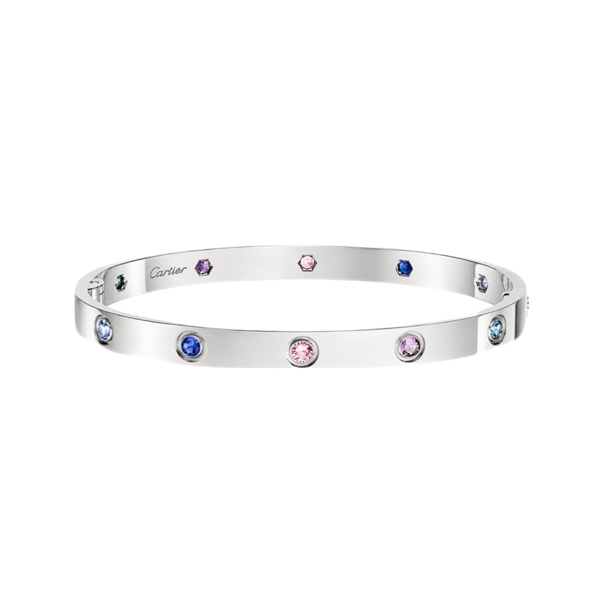 [MIRA] 2026 RAINBOW LOVE BRACELET 6.1MM  10 DIAMONDS