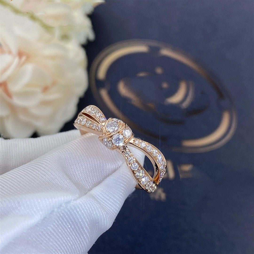??MIRA?¡¥LIENS PINK GOLD DIAMOND RING