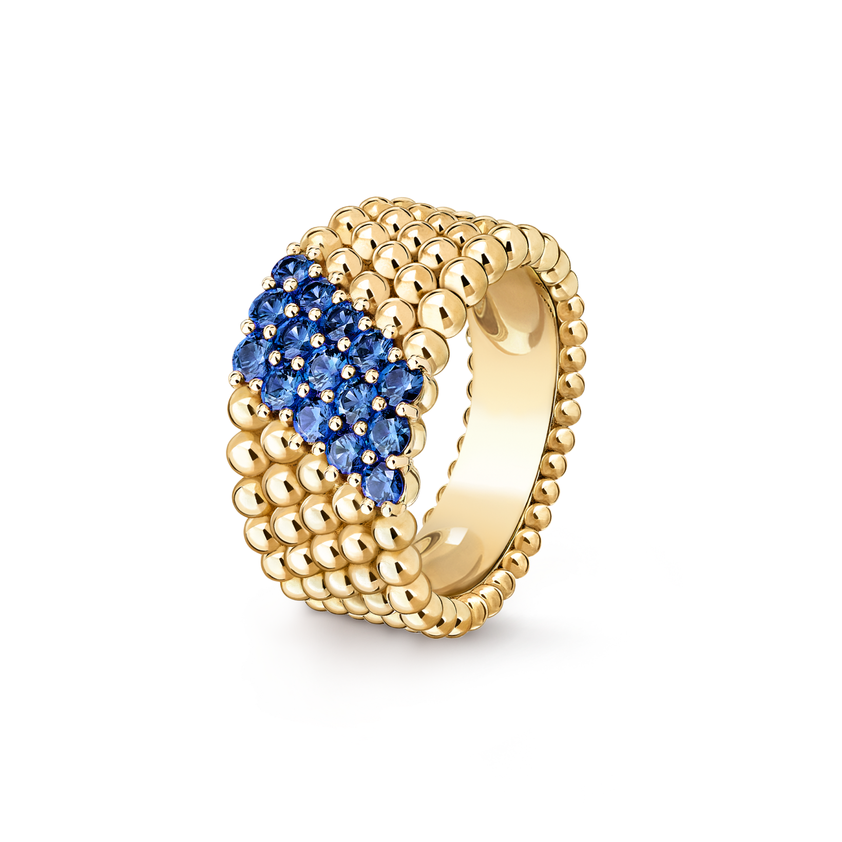 [MIRA]  PERLEE DIAMOND RING ,5-ROW DIAMOND-SET DESIGN