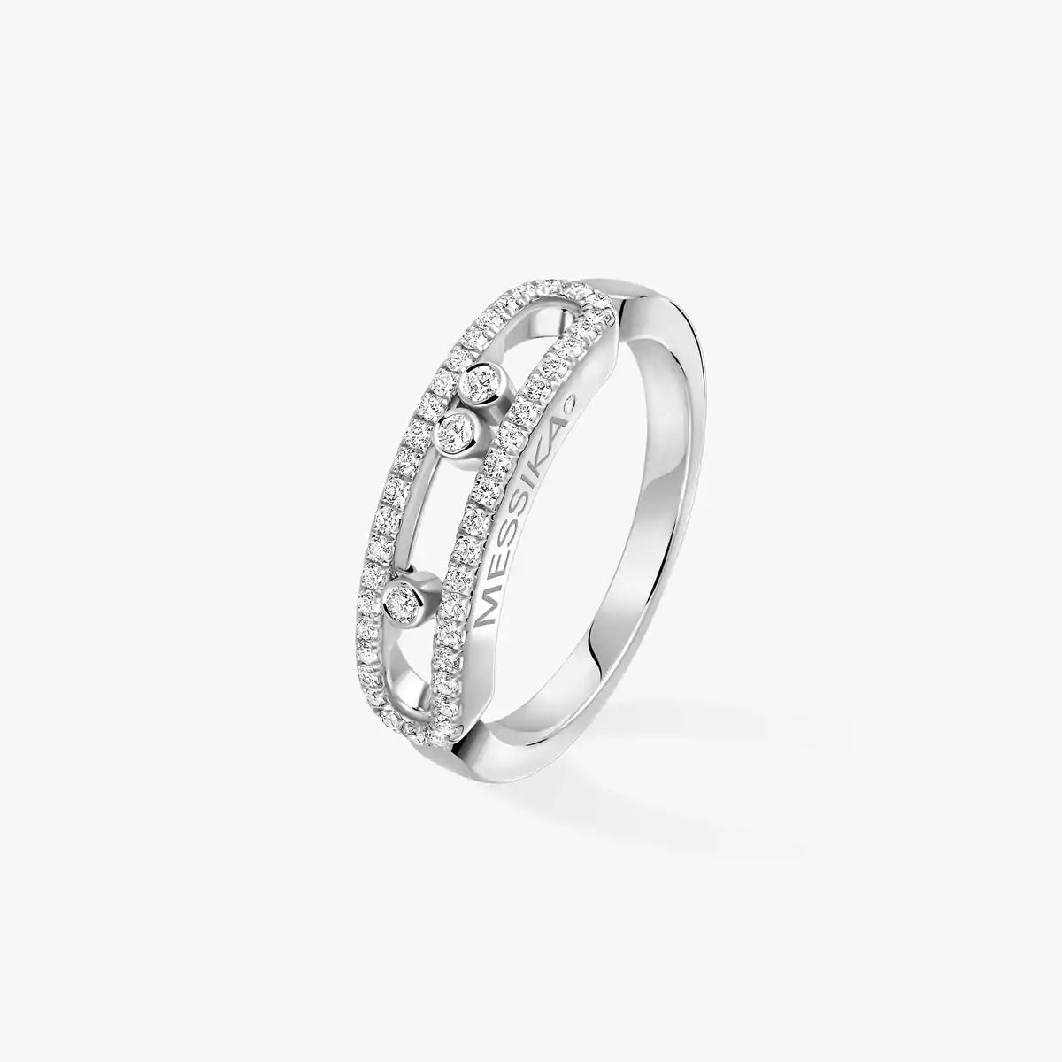 [MIRA]  Baby Move Gold Diamond Pave_ Ring