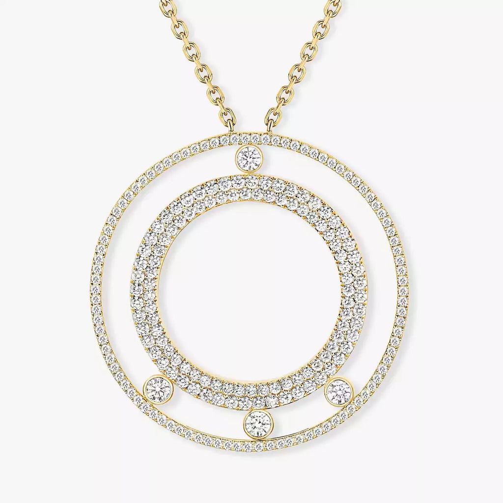 [MIRA] Move Romane Long Pave_-Set Diamond Necklace
